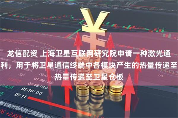 龙信配资 上海卫星互联网研究院申请一种激光通信装置专利，用于将卫星通信终端中各模块产生的热量传递至卫星仓板